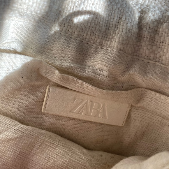Zara Women’s Ivory beaded Crossbody Bag -Good condition - Picture 9 of 10